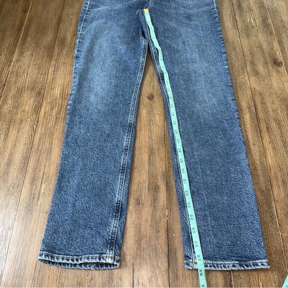 AGOLDE Merrel Jeans High Rise Straight Leg Blue Ankle - Picture 11 of 14